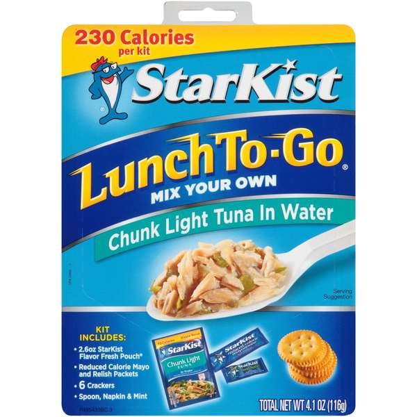 Starkist Lunch To-Go Chunk Light Tuna In Water 4.1 oz. Pouch, PK12, Starkist, Mfr#: 495430